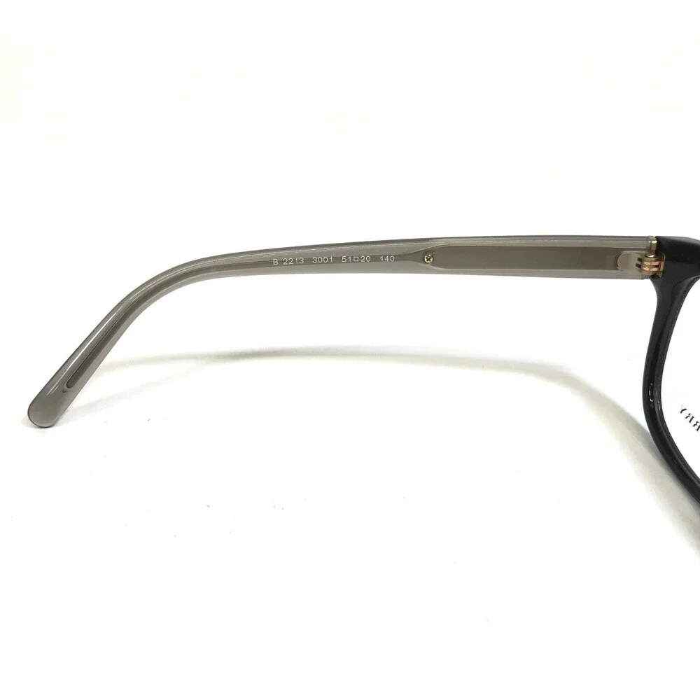 Burberry Eyeglasses Frames B2213 3001 Gray Nova Check Black Cat Eye 51-20-140